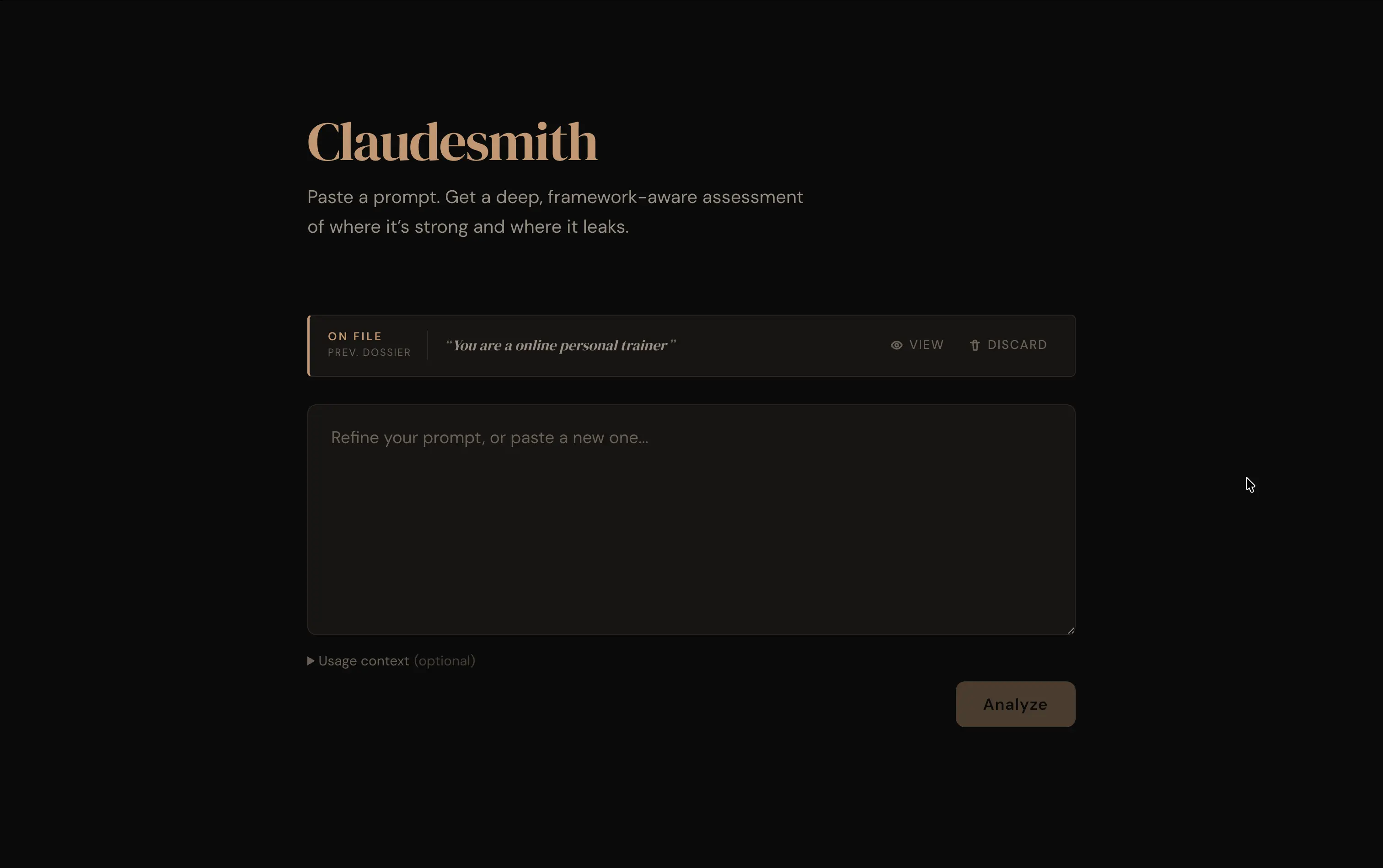 claudesmith interface