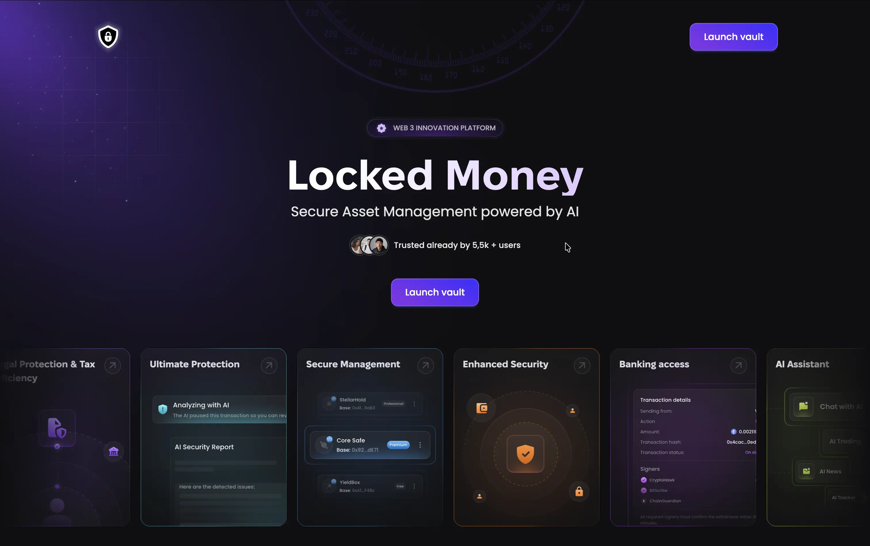 locked.money interface